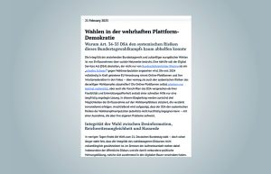 Seite 1 des Blogbeitrags
