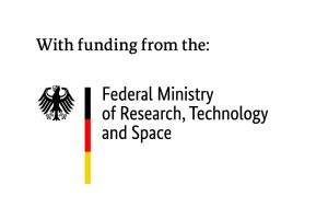Logo with funding from the Federal Ministry of Research, Technology and Space